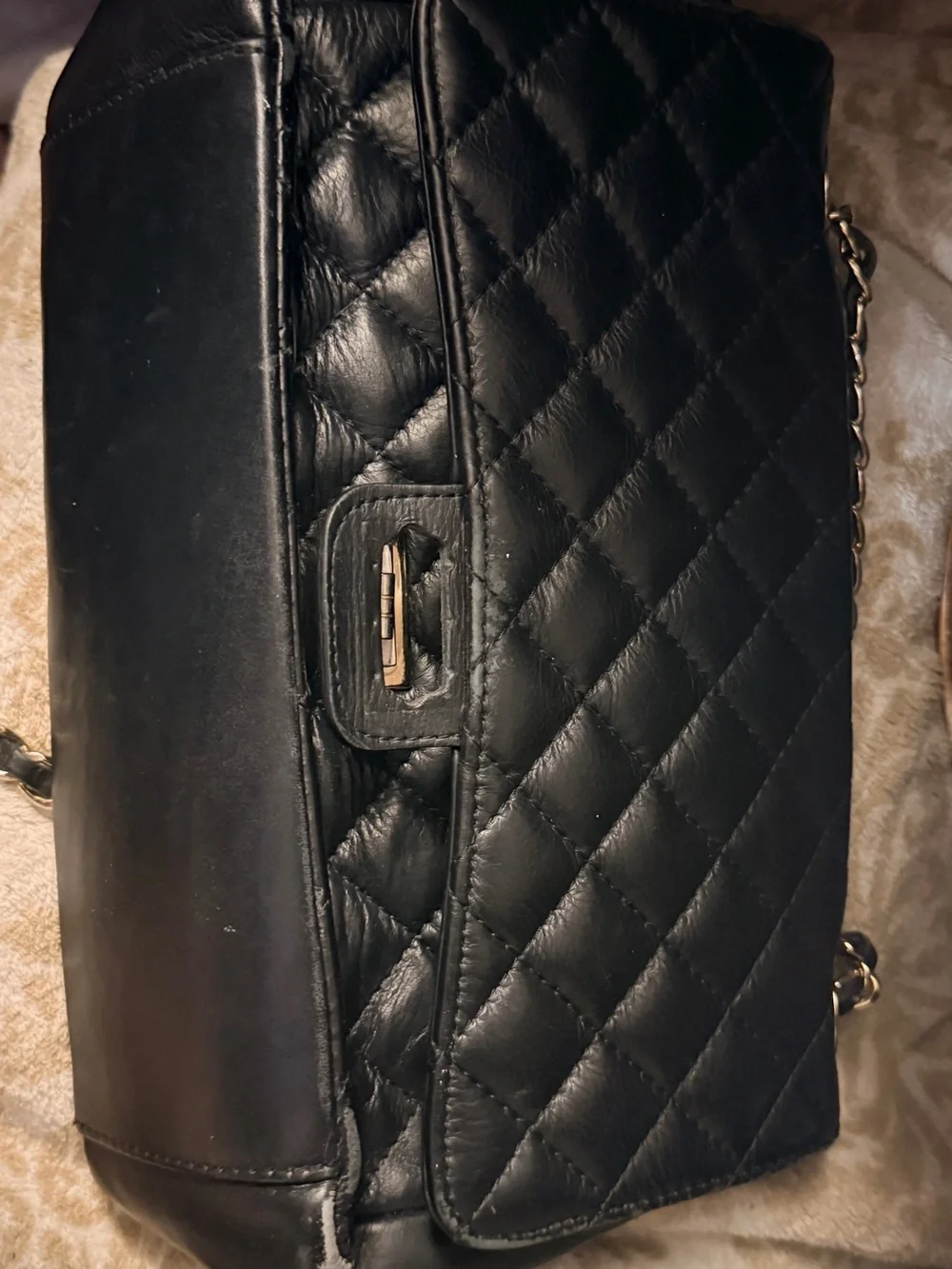 Roberta Rossi Leather Black Shoulder Bag